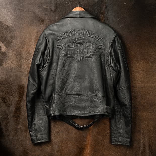 [108] 90s 할리데이비슨 레더 D포켓 더블라이더 자켓 