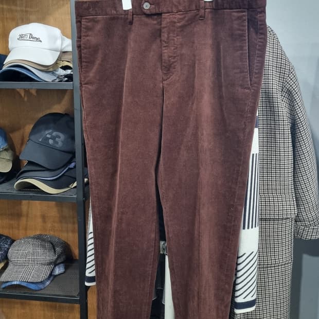 코오롱) 캠브리지 남성 겨울용 바지 허리단면46(35) 1번착용