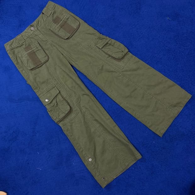 빈티지 카키 카코팬츠