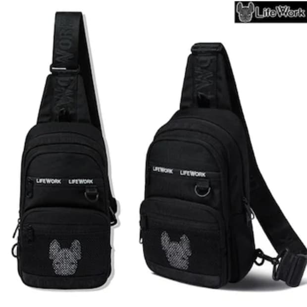 라이프워크 정품 뉴 메쉬포켓 슬링백