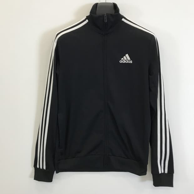 아디다스 3S 트레이닝져지 검흰 [M]