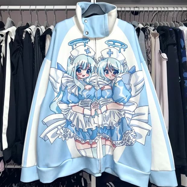 REFLEM x YUI 레플렘 유이 콜라보 져지 집업