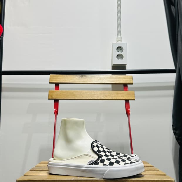 245) 반스 슬립온 여성 여자 신발 체커보드 뮬 스니커즈