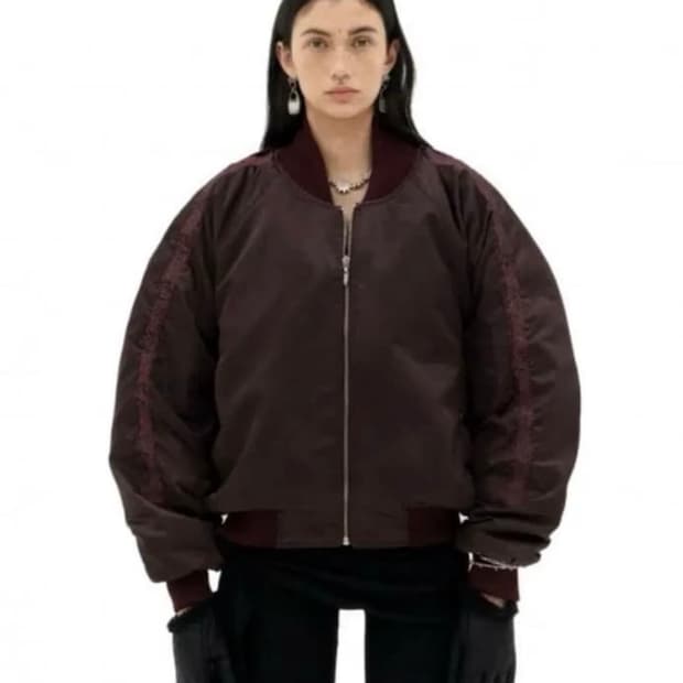 604service 자수 봄버 와인