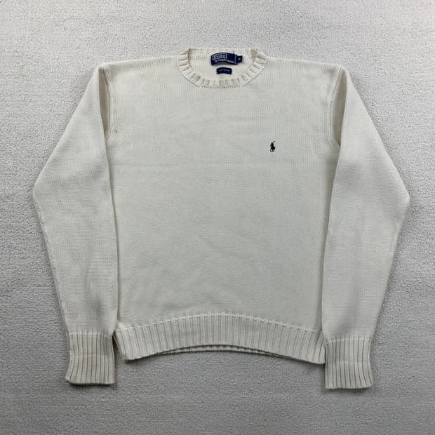 폴로 랄프로렌 포니로고 아이보리 니트 