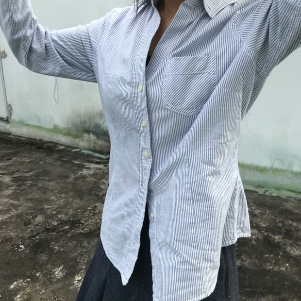 LL Bean 스트라이프 셔츠