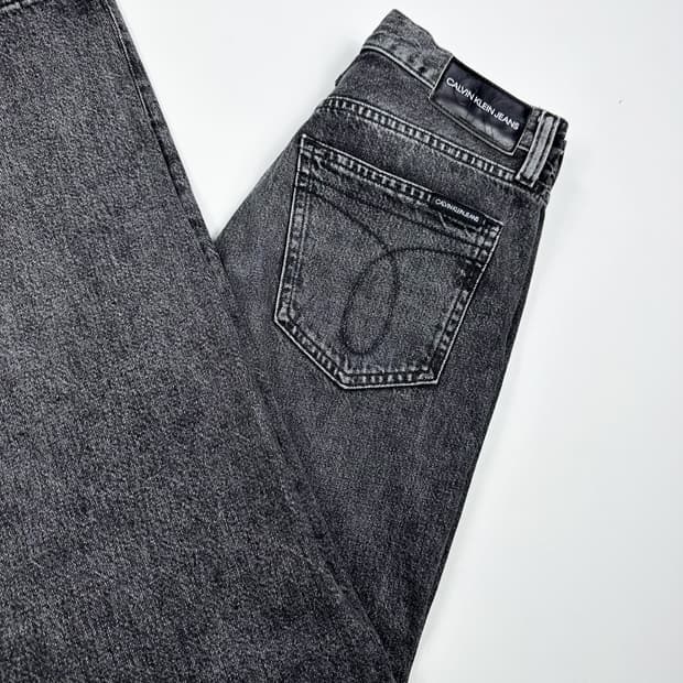 캘빈클라인 ck 흑청 블랙진 데님 팬츠 (25인치 여성추천)