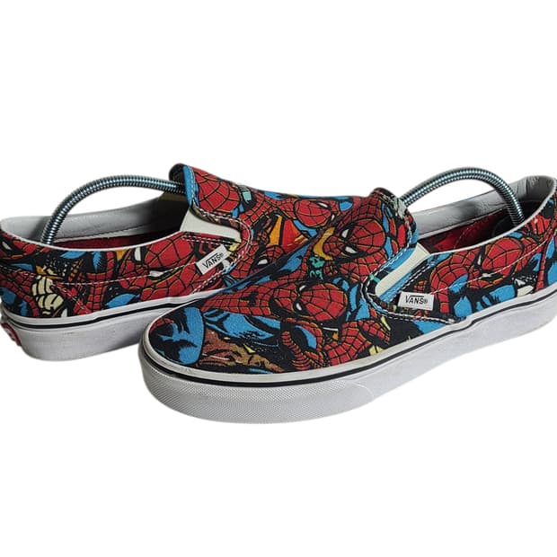 255) 2018SS Vans 반스 x 마블 스파이더맨 슬립온