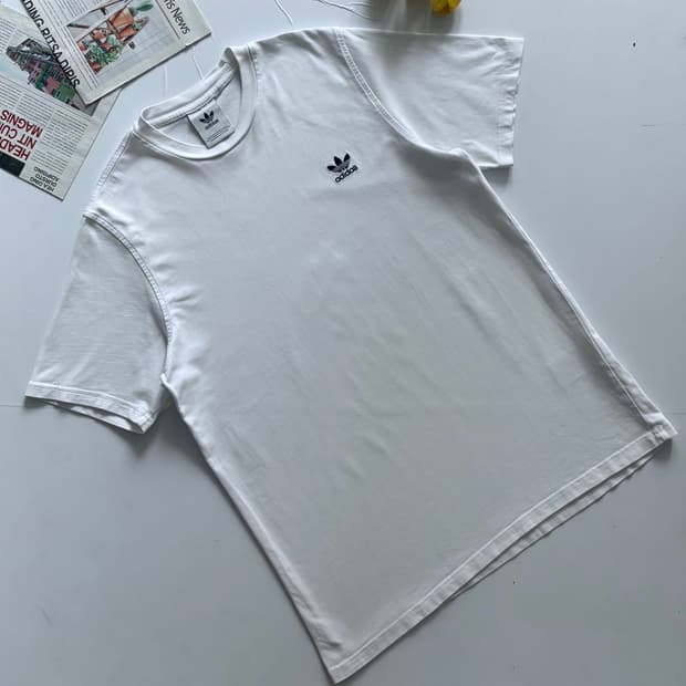 adidas 아디다스 트레포일 라운드 티셔츠