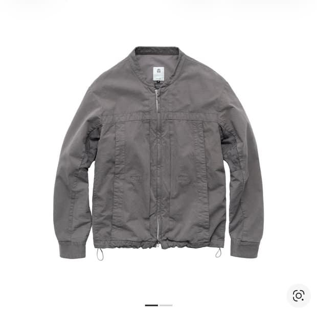 폴리테루 카페 레이서 자켓 그레이