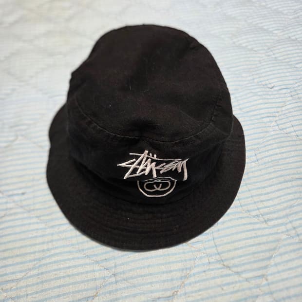 스투시 버킷햇 블랙 L/XL