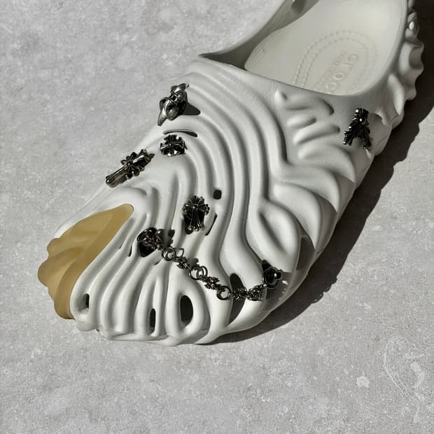 Oribell (7개 세트) 크롬 빈티지 크로스 버클 크록스 지비츠