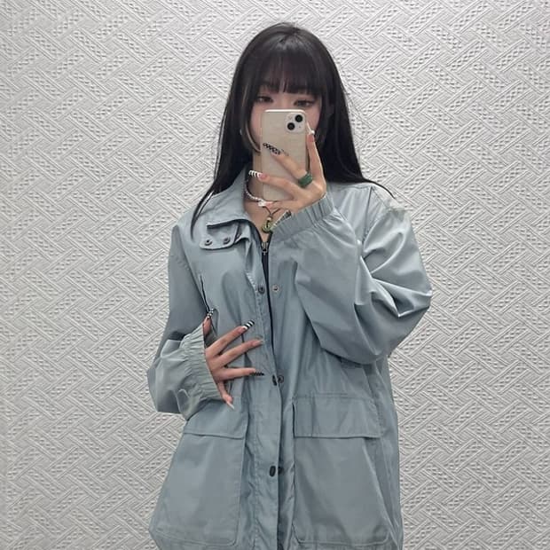 나이키 빈티지 스포티 테크웨어 워크 바람막이 자켓 M C10499