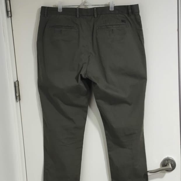 37 버버리 면바지 카키