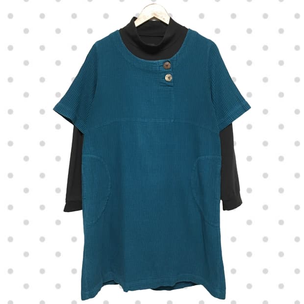 vintage corduroy dress & top set