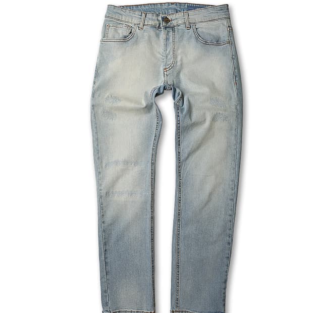 엔트레 아미스 [Entre Amis] 연청 나폴리 빈티지 슬림 데님 팬츠