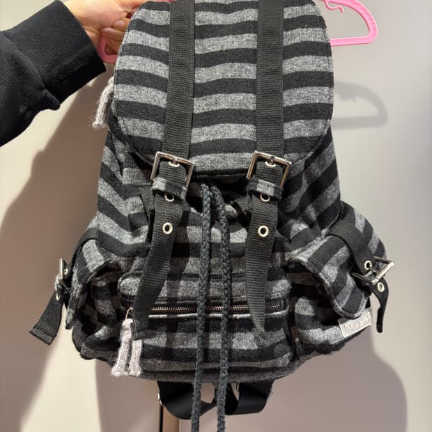 탠스댄스 파이섬 울 스트라이프 백팩