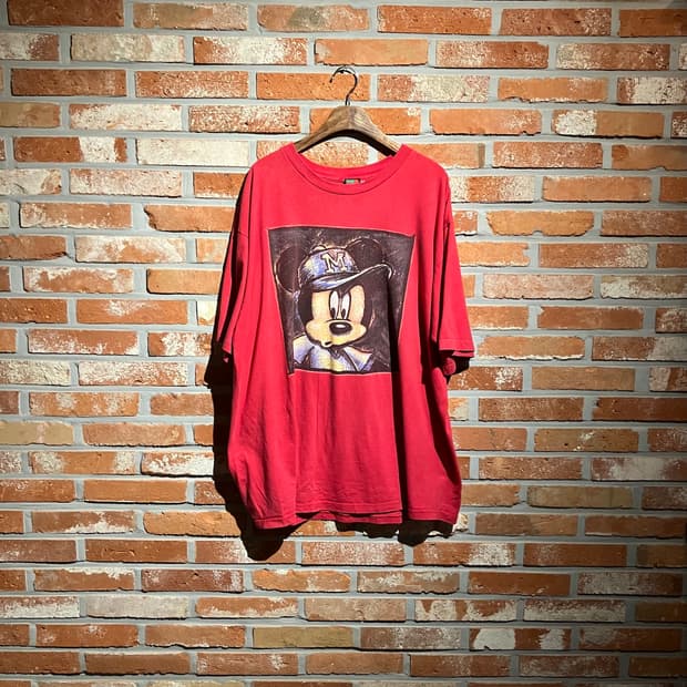 90s USA 빈티지 미키마우스 반팔 티셔츠