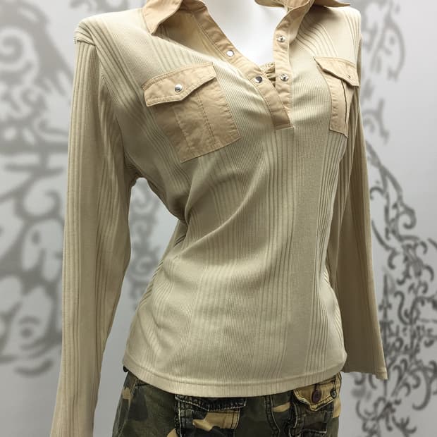 Grunge collar long sleeves