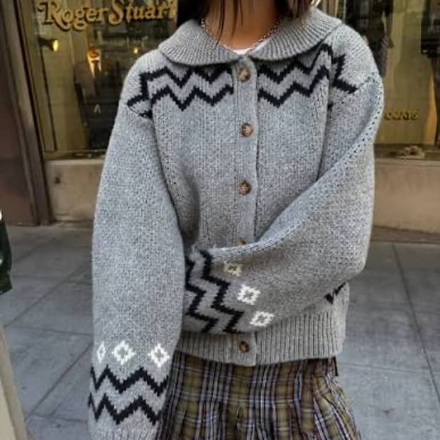 Damson madder 담슨 매더 니트 가디건