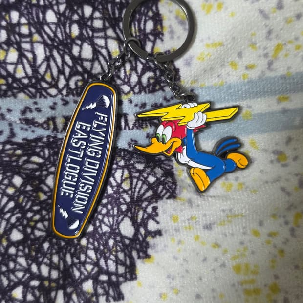 우디 우드패커 캐릭터 이스트로그 키링