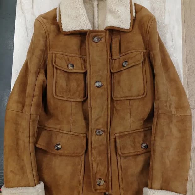 YSL rive gauche SHEARLING FUR COAT