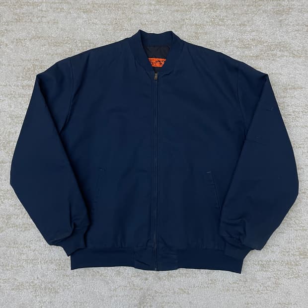 [L] 80s RedKap 레드캡 퀼팅 워크 봄버 자켓 