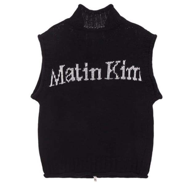 마뗑킴- SPELL POINT KNIT VEST