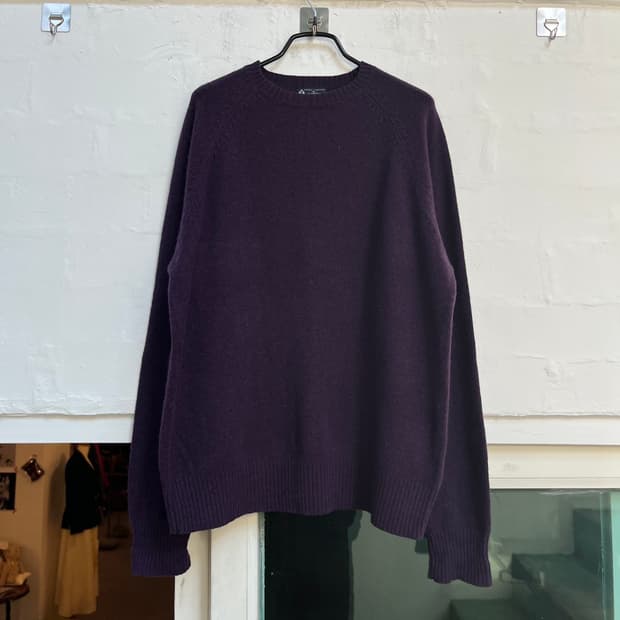 J.Crew 바이올렛 램스 울 니트 L