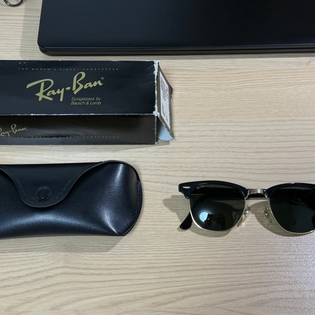 Rayban b&l 80s clubmaster 레이벤 바슈앤롬 클럽마스터