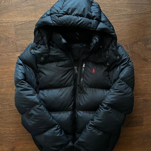 폴로 랄프로렌 고햄 패딩 M