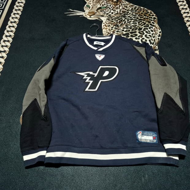 팔라스 21F/W 볼트 크루넥 스웻셔츠 블랙 그레이 XL 정품