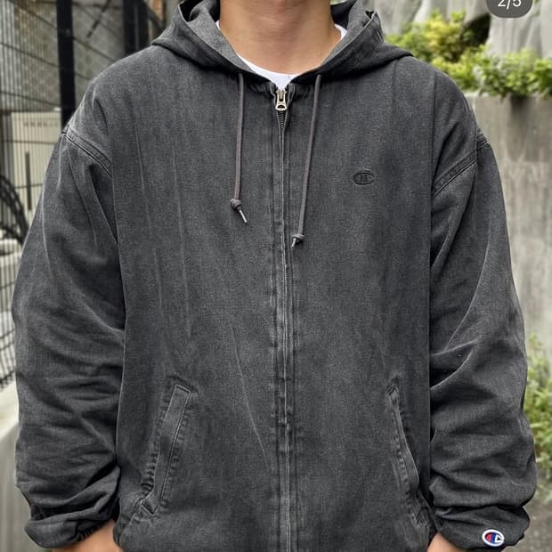 챔피온 / 데님 후드 집업 / XL
