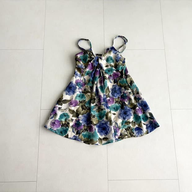 floral satin cami top
