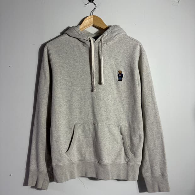 폴로 라이트 그레이 후드티 (무료배송)