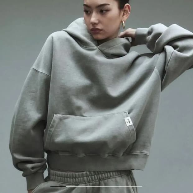 글로니 클래식 워시드 박시 후드티