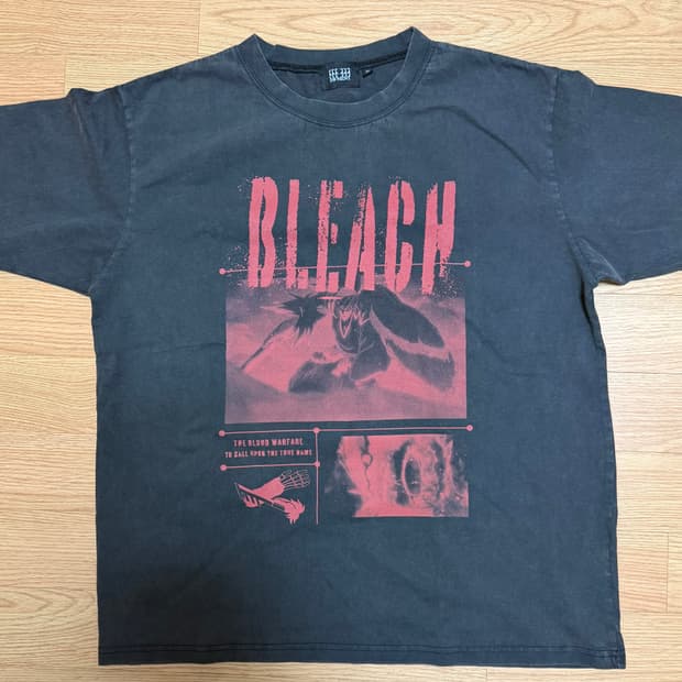 블리치 피그먼트 티셔츠 XL 새상품