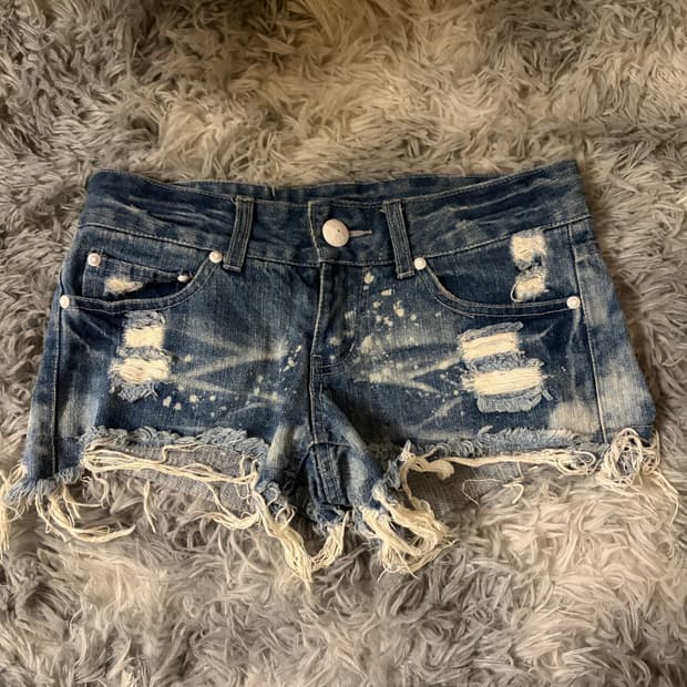 Japanese vintage 펑크갸루 숏청팬츠 