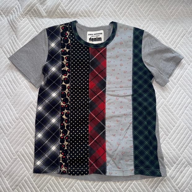 JUNYA WATANABE 패치워크 티셔츠