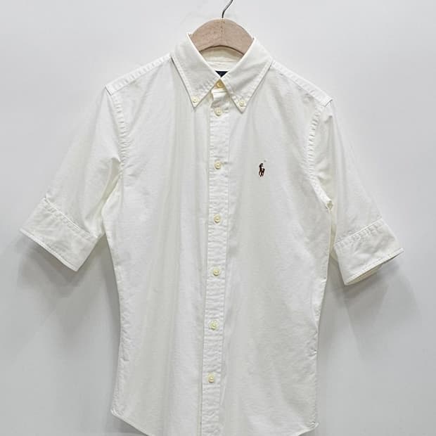 POLO 20SS 폴로 랄프로렌 슬림핏 옥스포드 5부 셔츠 / 여 XS
