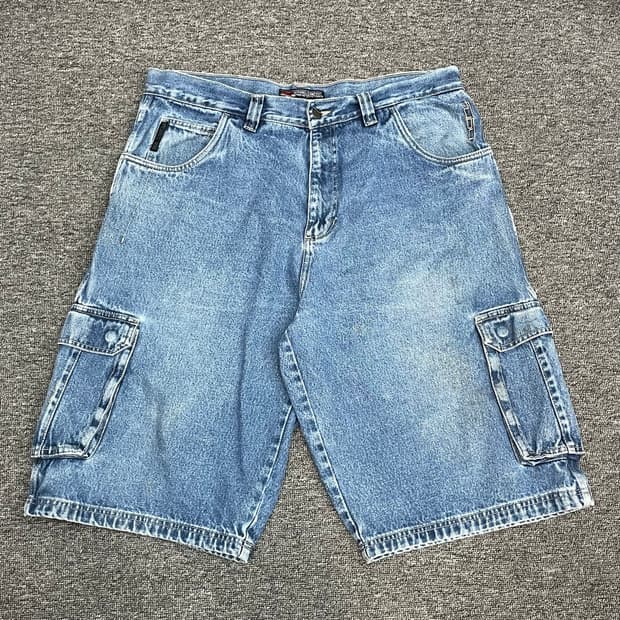 Fubu 데님쇼츠 카고 반바지 p1171