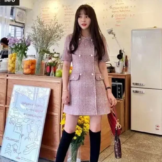 마리마켓(MARIE MARKET) 트위드원피스 55 새상품