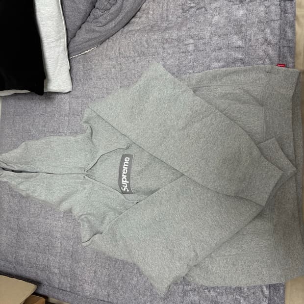 [M]슈프림 헤더그레이 후드티