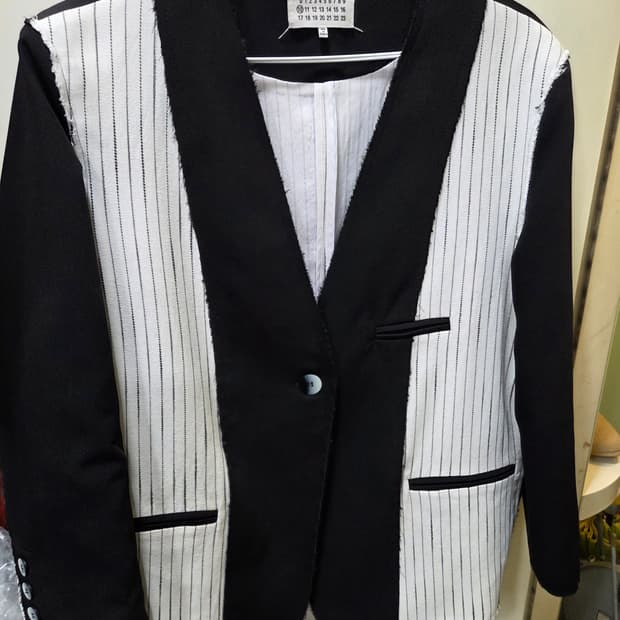 메종 마르지엘라 디스트로이드 자켓