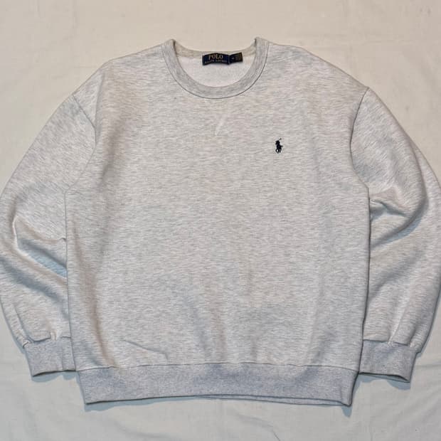 폴로 랄프로렌 맨투맨 스웻셔츠 멜란지 그레이