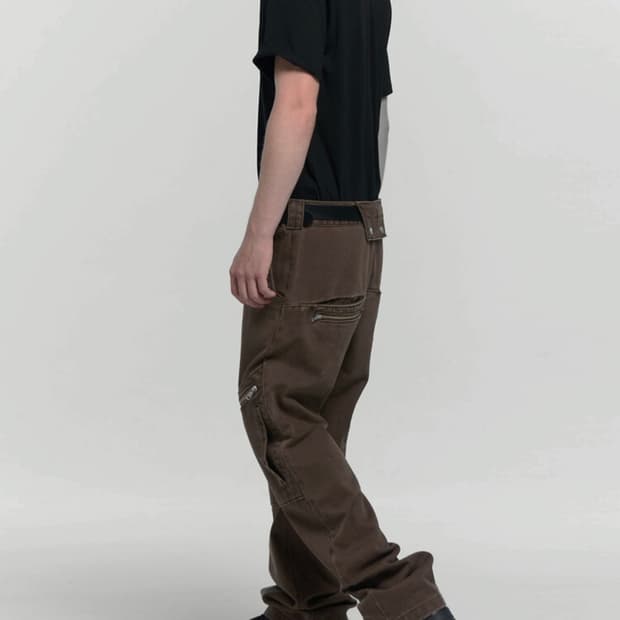 플라스틱프로덕트 MPa 리빌드 포켓 팬츠(brown)M