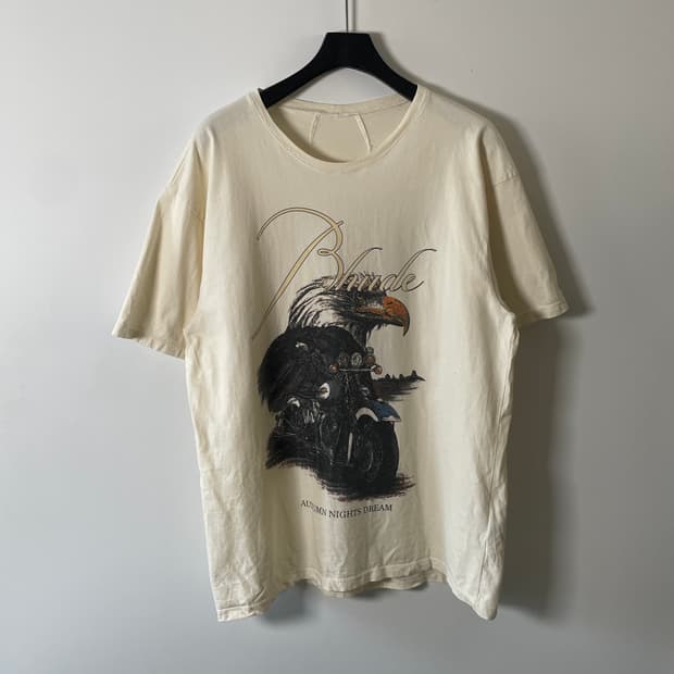 Rhude 루드 이글 드림 프린팅 반팔티 (on.1814)