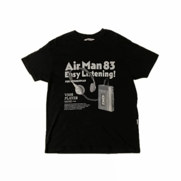 비바스튜디오 반팔 티셔츠 VS08 PLAYER TEE BLACK