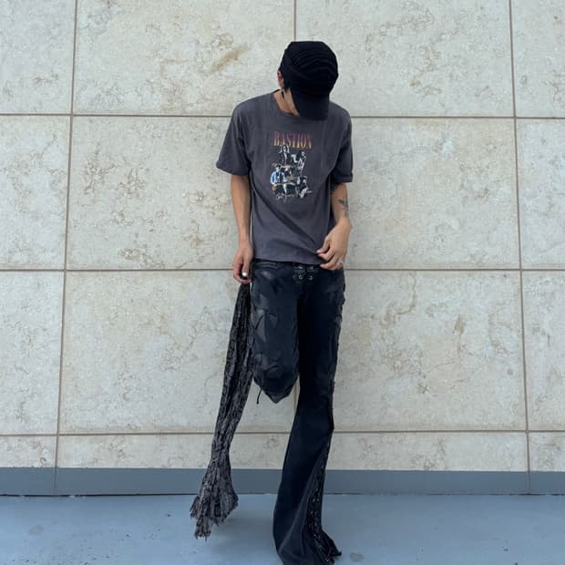 “Vintage”Band Print Tee