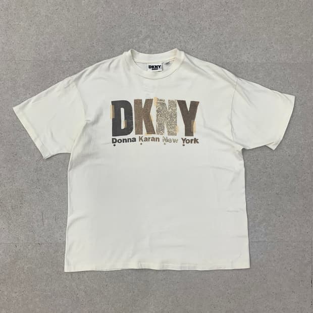 DKNY 90s 로고 반팔 티셔츠
